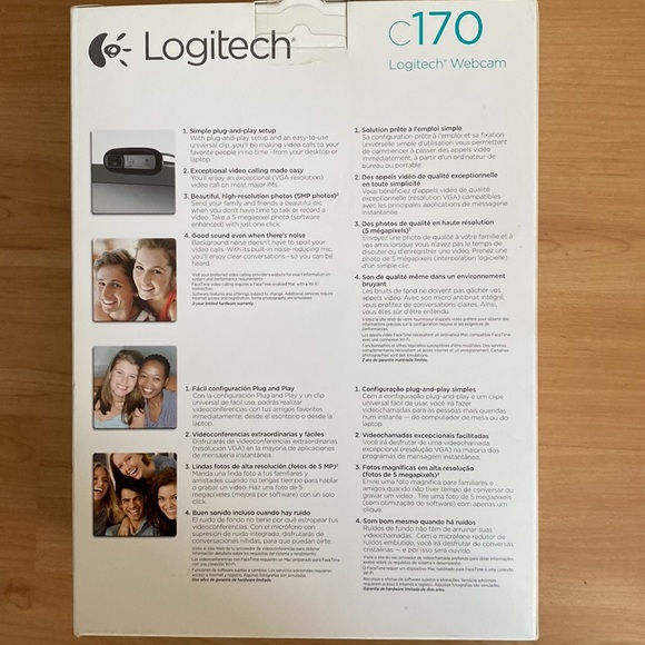 Logitech c170 Webcam - Picture 2 of 3